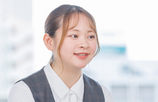 総務担当 M.Sさんがインタビューされている